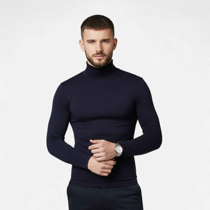 Men's Slim Fit Turtleneck Sweater – Perfect for Autumn & Winter