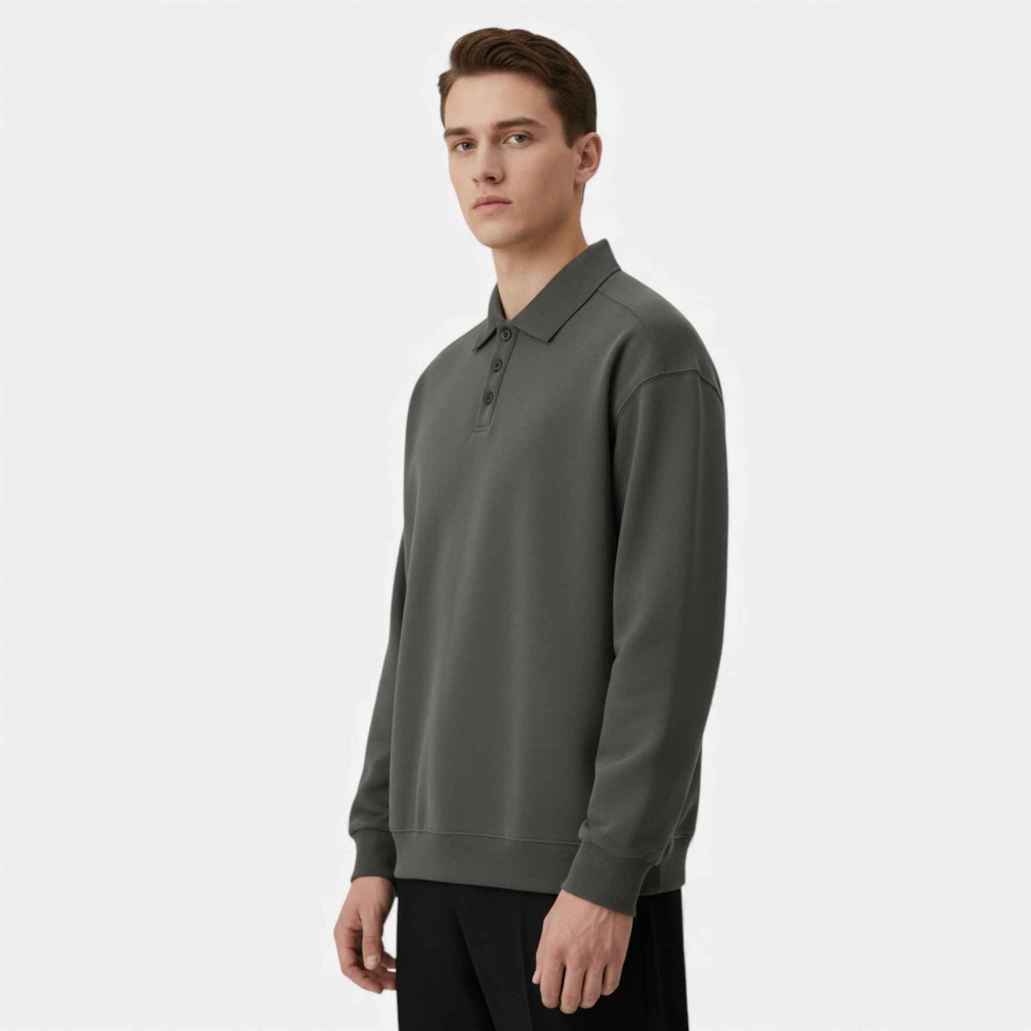 Men’s Polo Knit Sweater