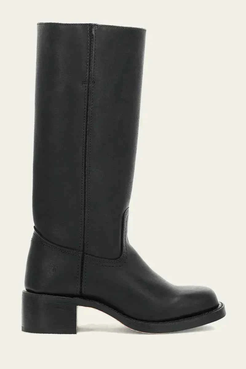 Slim Fit Knee-High Boots with Structured Sole