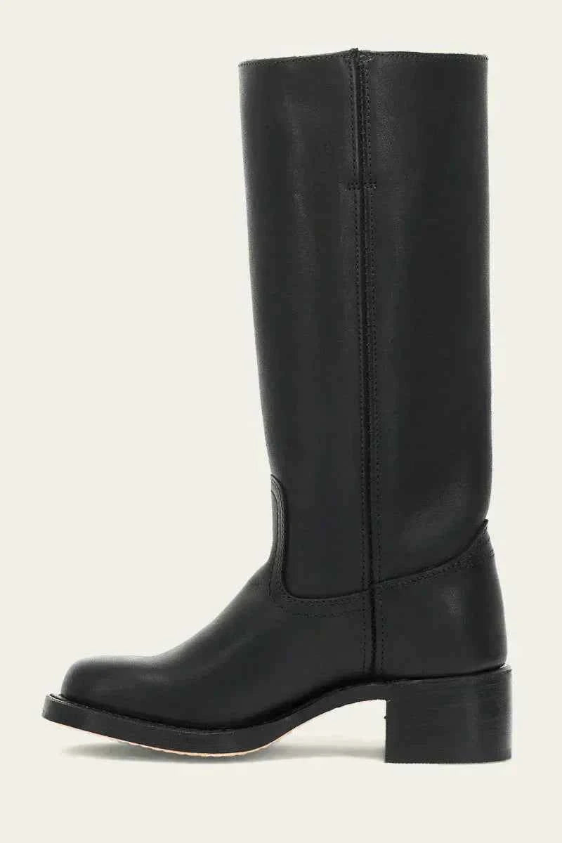 Slim Fit Knee-High Boots with Structured Sole