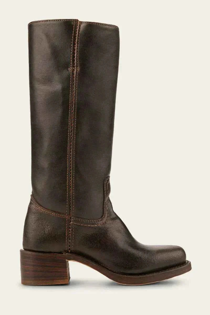 Slim Fit Knee-High Boots with Structured Sole