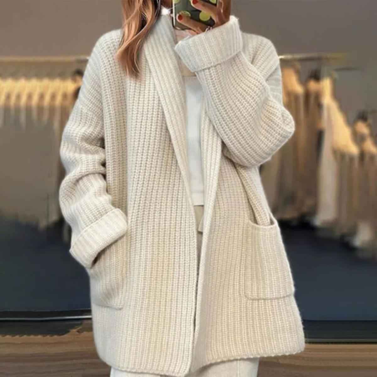 Women's Knit Cardigan with Pockets
