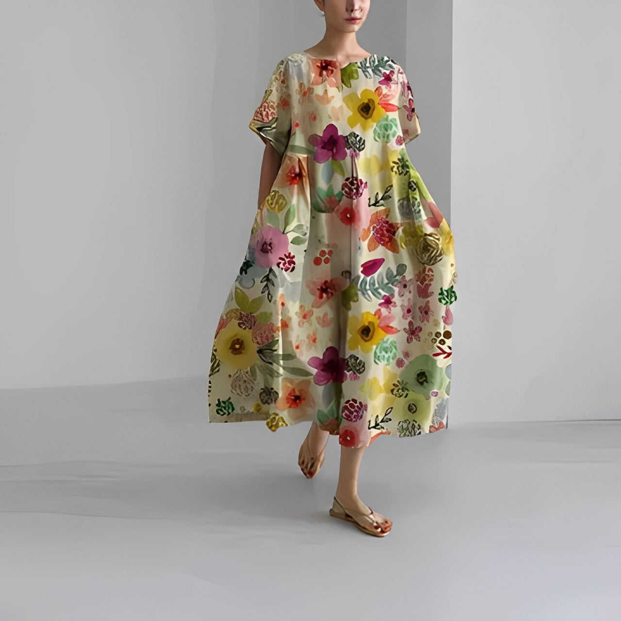 Adelaide Gorgeous Floral Dress
