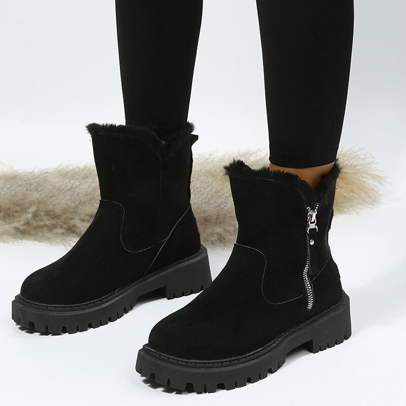 Lena Chic Non-Slip Ankle Boots