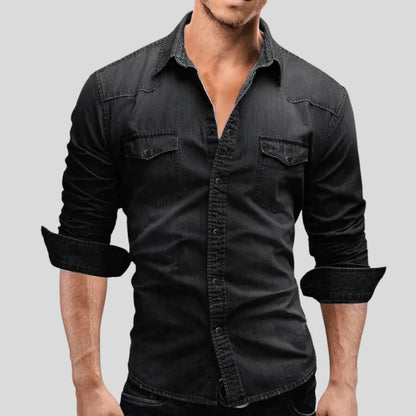 Leoni™ Long-Sleeved Denim Shirt