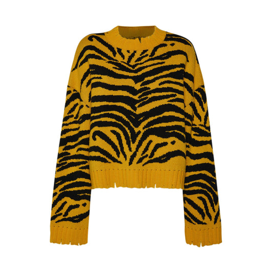 Joëlle Jacquard™ Distressed Sweater