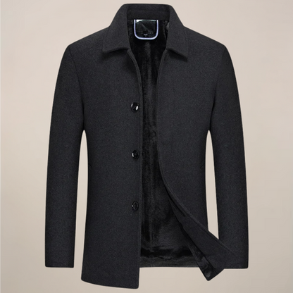 Men’s Button-Up Jacket – Smart Casual Outerwear for Autumn/Winter