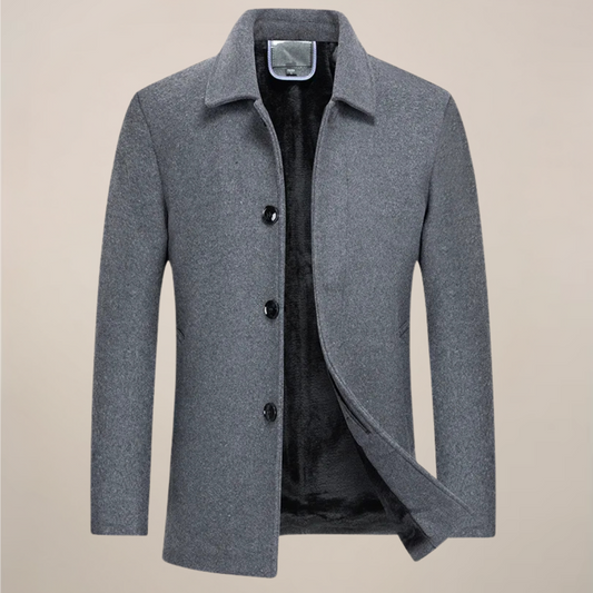 Men’s Button-Up Jacket – Smart Casual Outerwear for Autumn/Winter