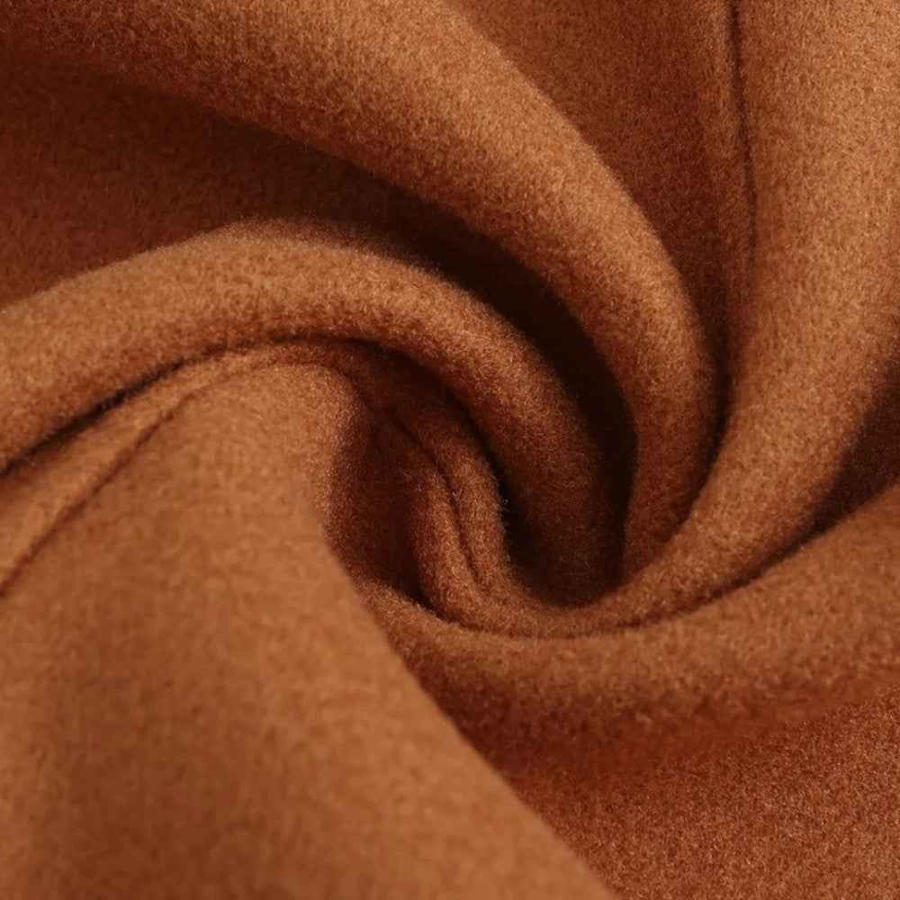 Men's Minimalist Winter Coat – Smart Casual Button Design