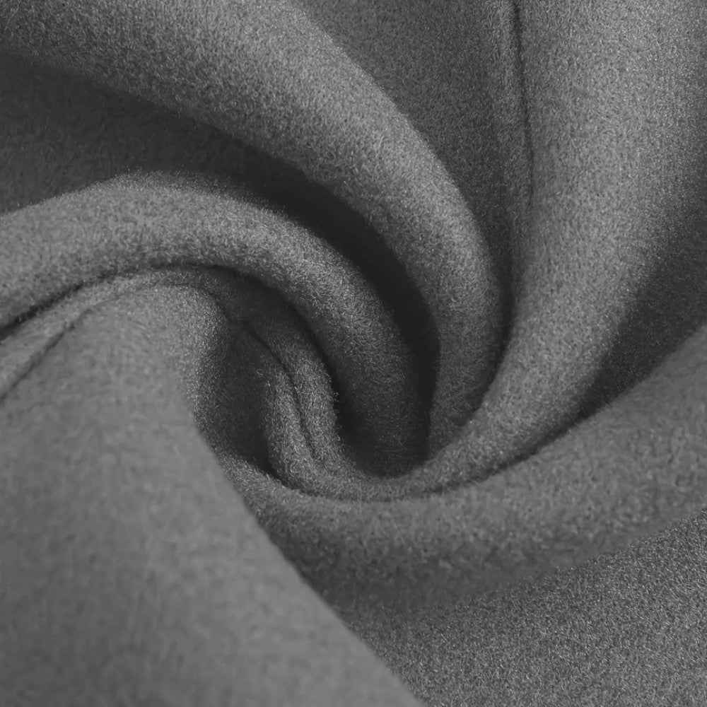 Men's Minimalist Winter Coat – Smart Casual Button Design