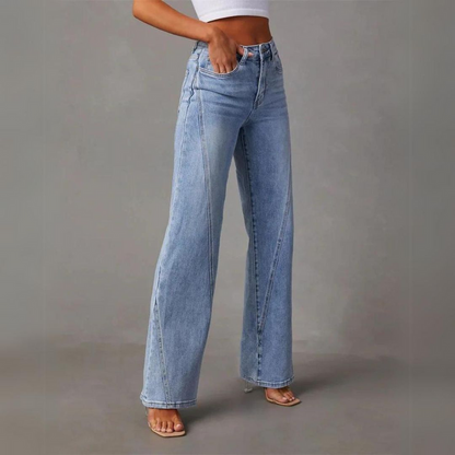 Quintina™ Wide Jeans with High Waist