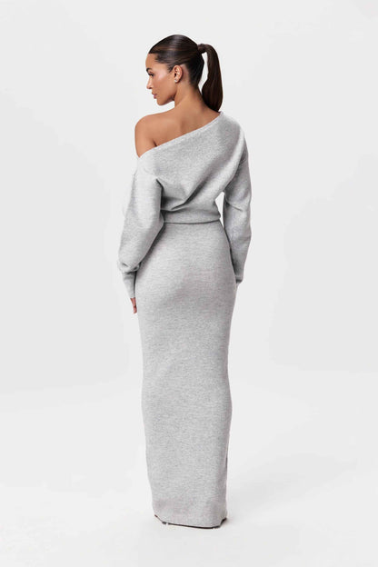 Elegant Off-Shoulder Luxe Dress
