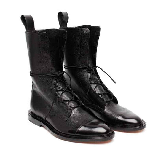 Women's Classic Stylish Vegan Leather Ankle Boots | Ideal for Autumn/Winter