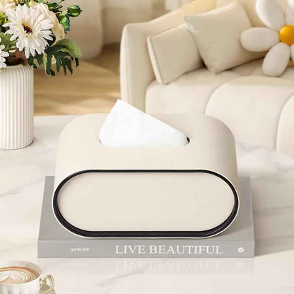 Cortona™ Leather Tissue Box