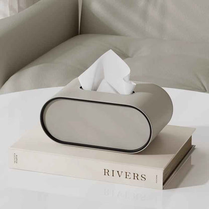 Cortona™ Leather Tissue Box