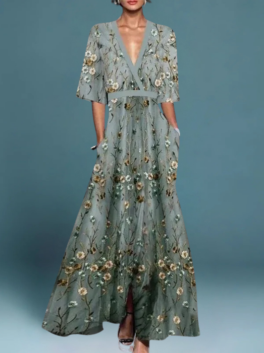 MARISA™ Elegant Floral Dress