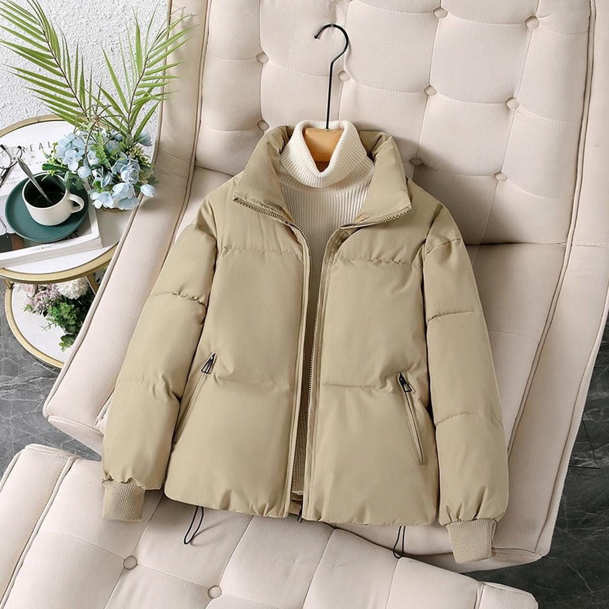 Oversized Quilted Puffer Coat