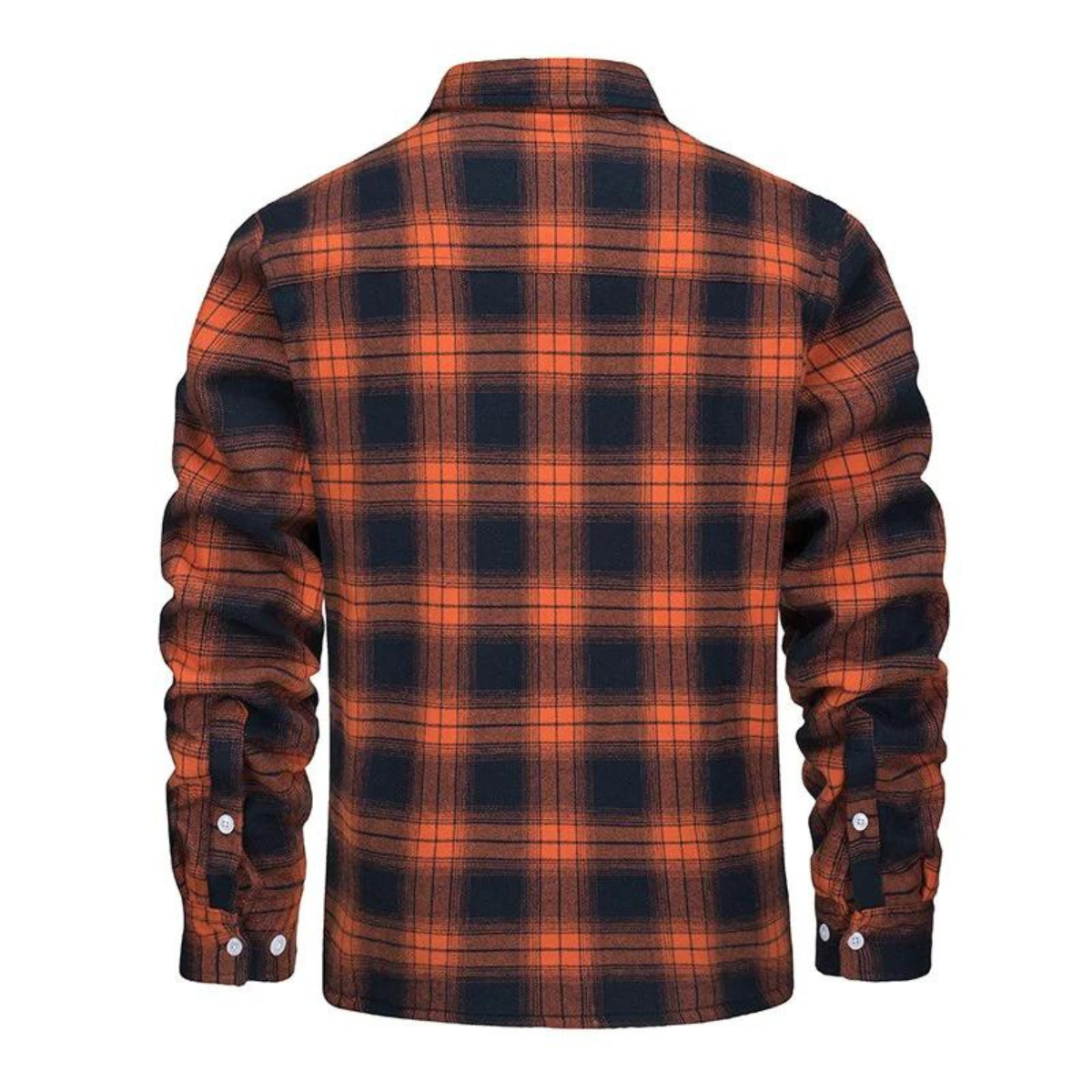 Harrison | Men's Sherpa Lined Plaid Shirt Jacket - Navenport