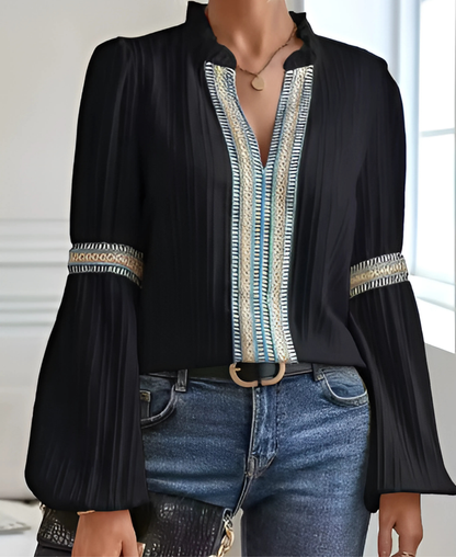 Sephora Vintage V-Neck Blouse