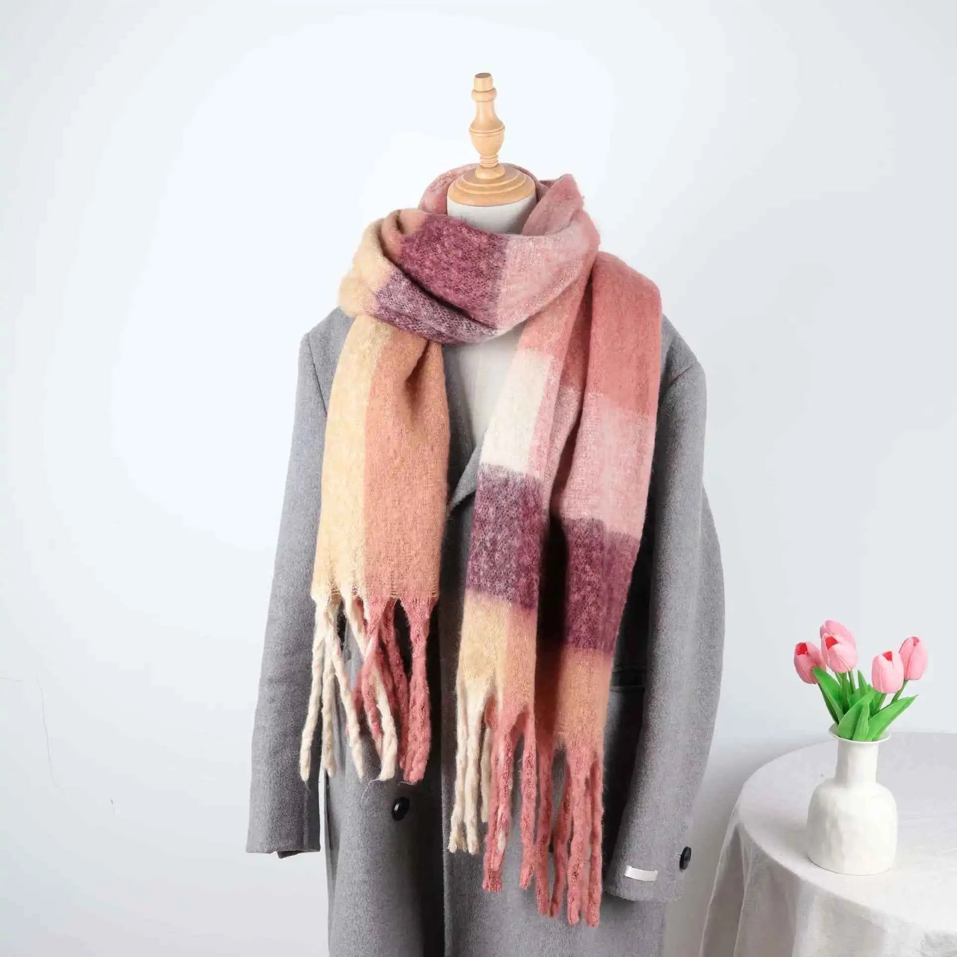 Cozy Women's Knitted Winter Scarf
