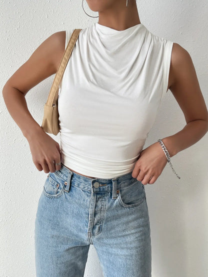 Paloma High Neck Tank Top