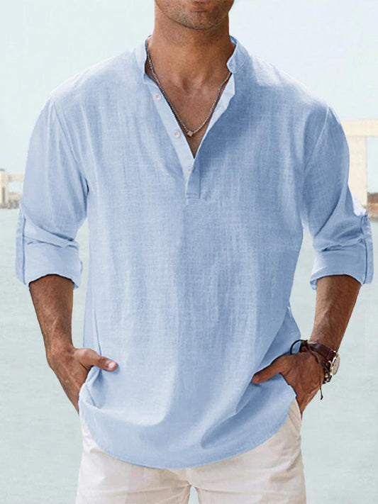 Leon Breathable Linen Shirt
