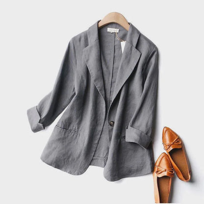 ALEXA LINEN BLAZER