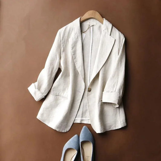 ALEXA LINEN BLAZER