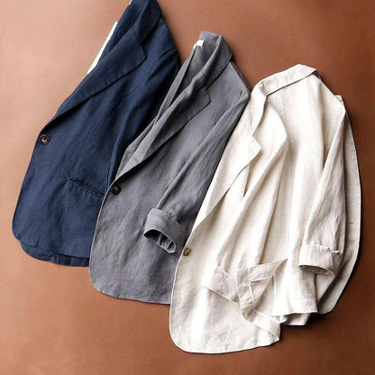 ALEXA LINEN BLAZER