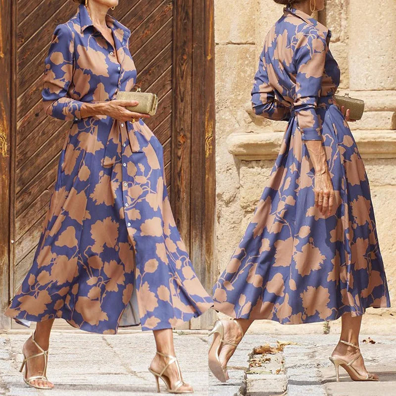 Dionne Elegant Dress with V-Neck