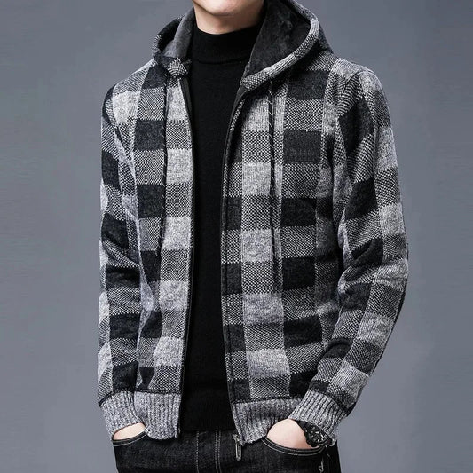 Ernest Plaid Wool Hoodie