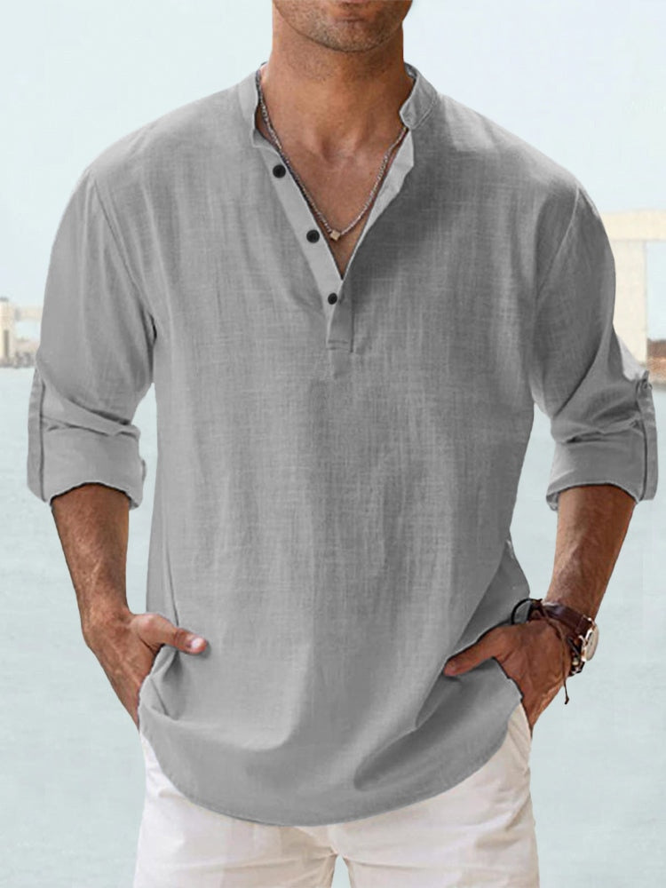 Leon Breathable Linen Shirt
