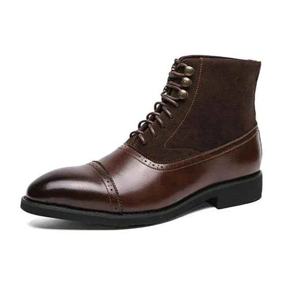 Rafael Castillo Leather Lace-up Boots