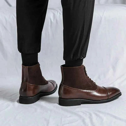 Rafael Castillo Leather Lace-up Boots