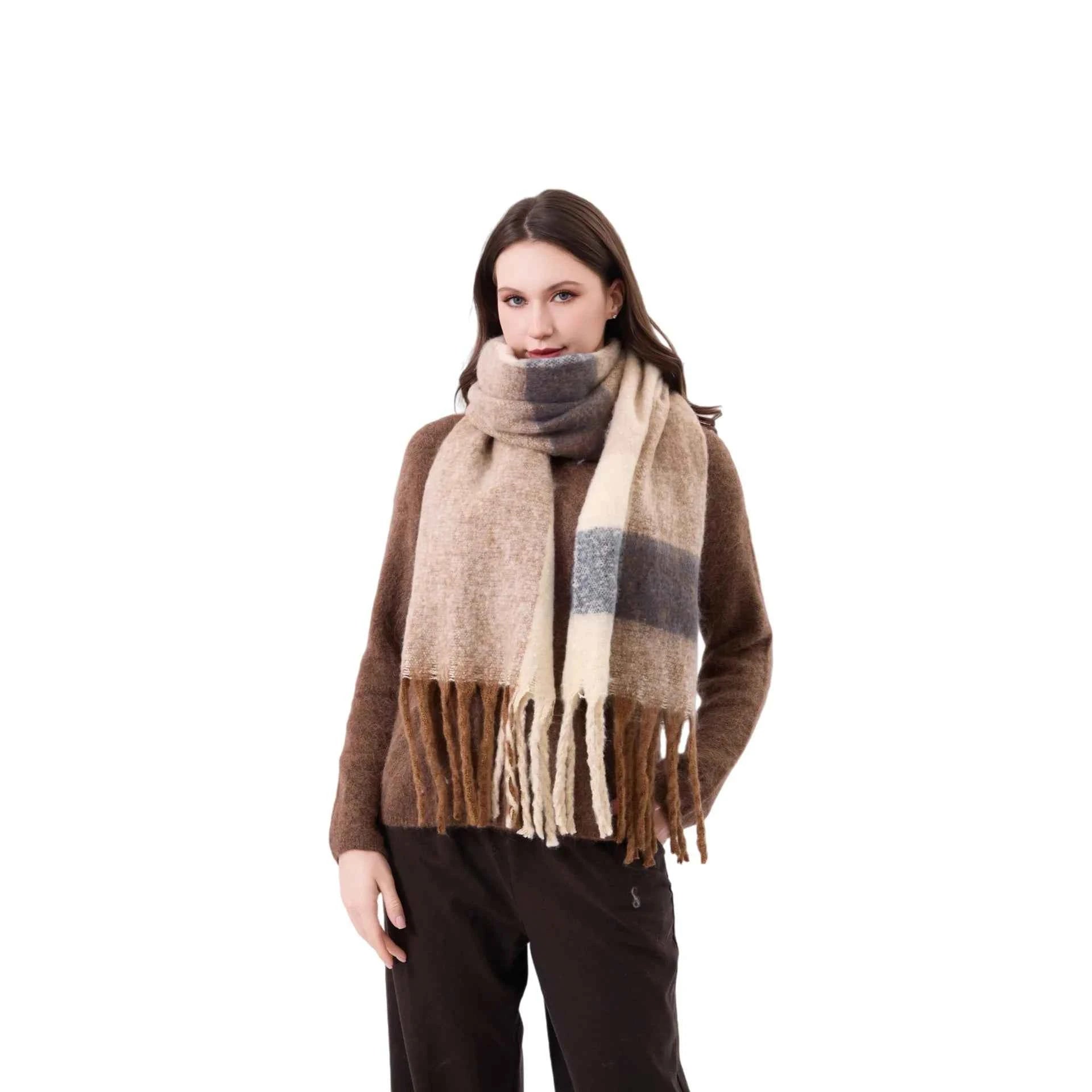 Cozy Women's Knitted Winter Scarf