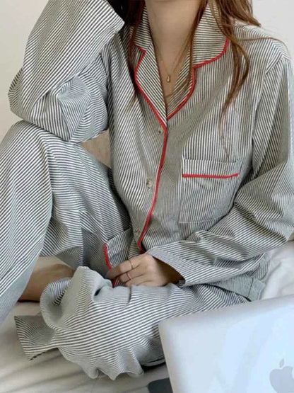 Women's Striped 2-Piece Pajama Set