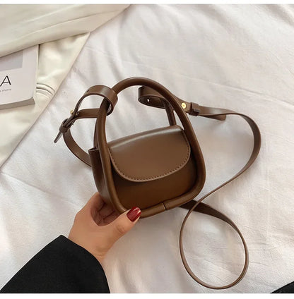 Alba Mini Faux Leather Crossbody Bag