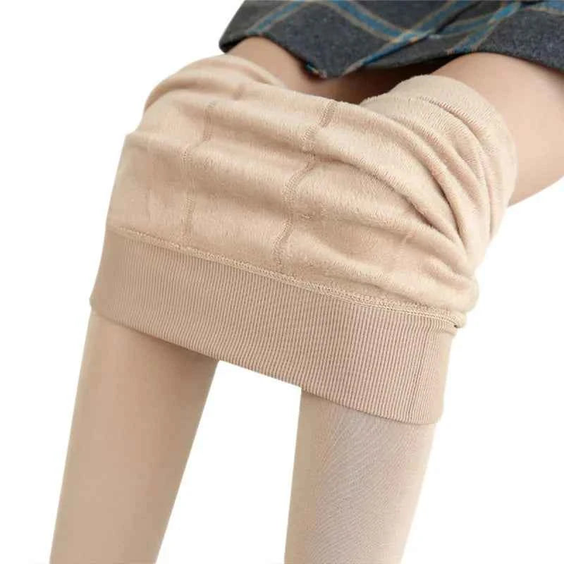 High Waist Velvet Warm Winter Leggings for Women