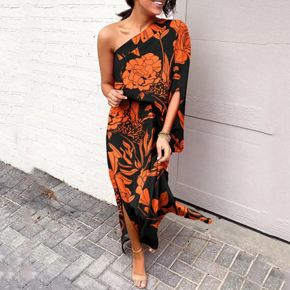 Candice™ One-Shoulder Elegant Dress