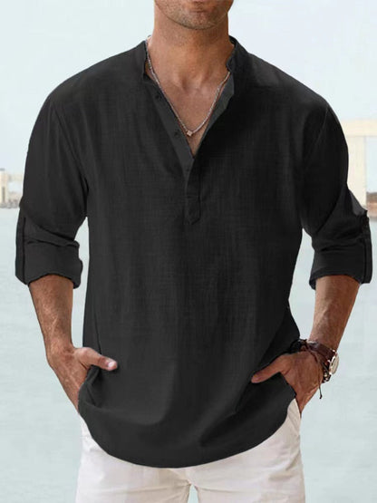 Leon Breathable Linen Shirt
