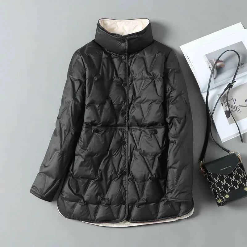 North's Quilted Down Jacket for Women - Ideal for Autumn and Winter