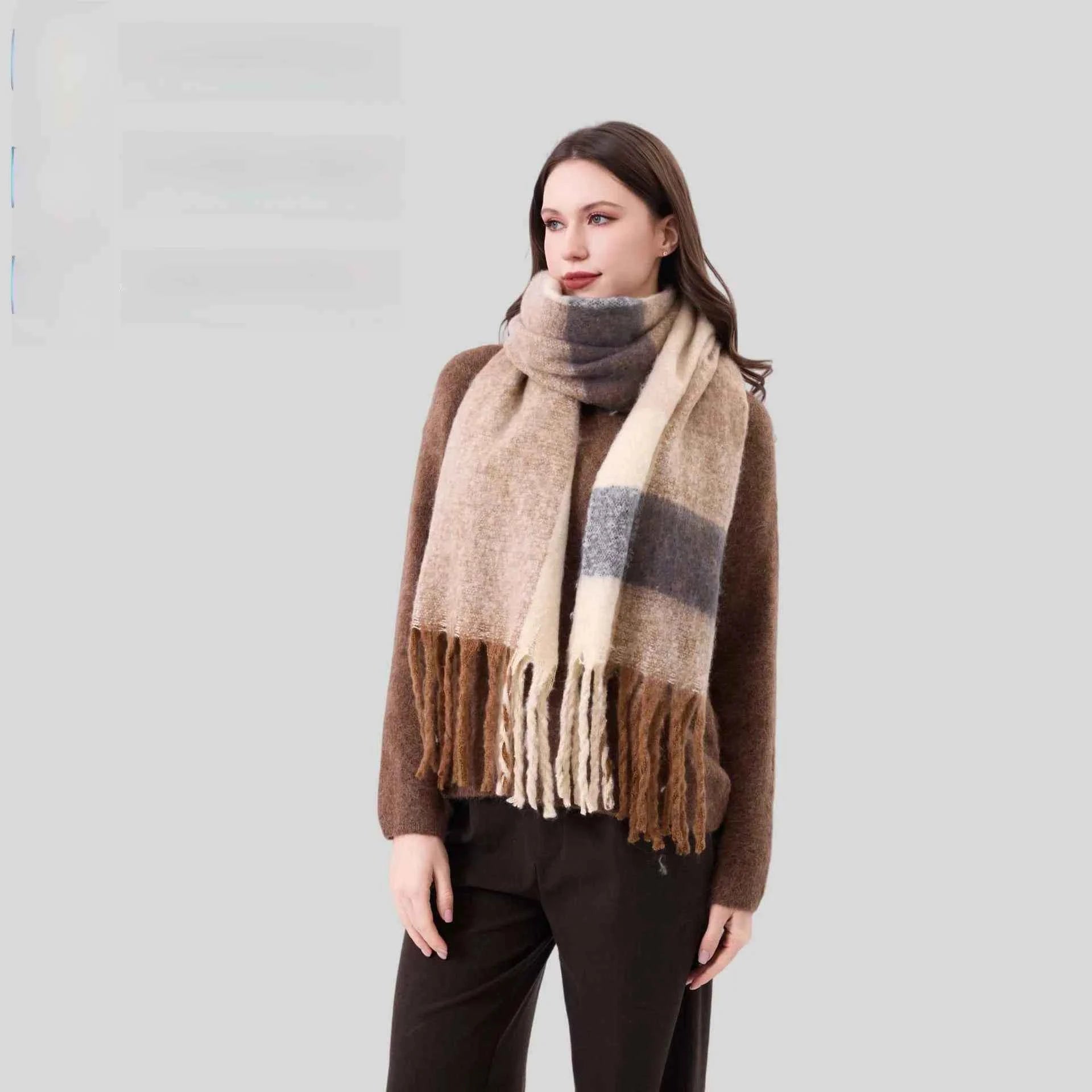 Cozy Women's Knitted Winter Scarf