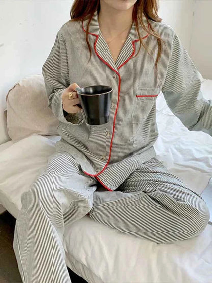 Women's Striped 2-Piece Pajama Set