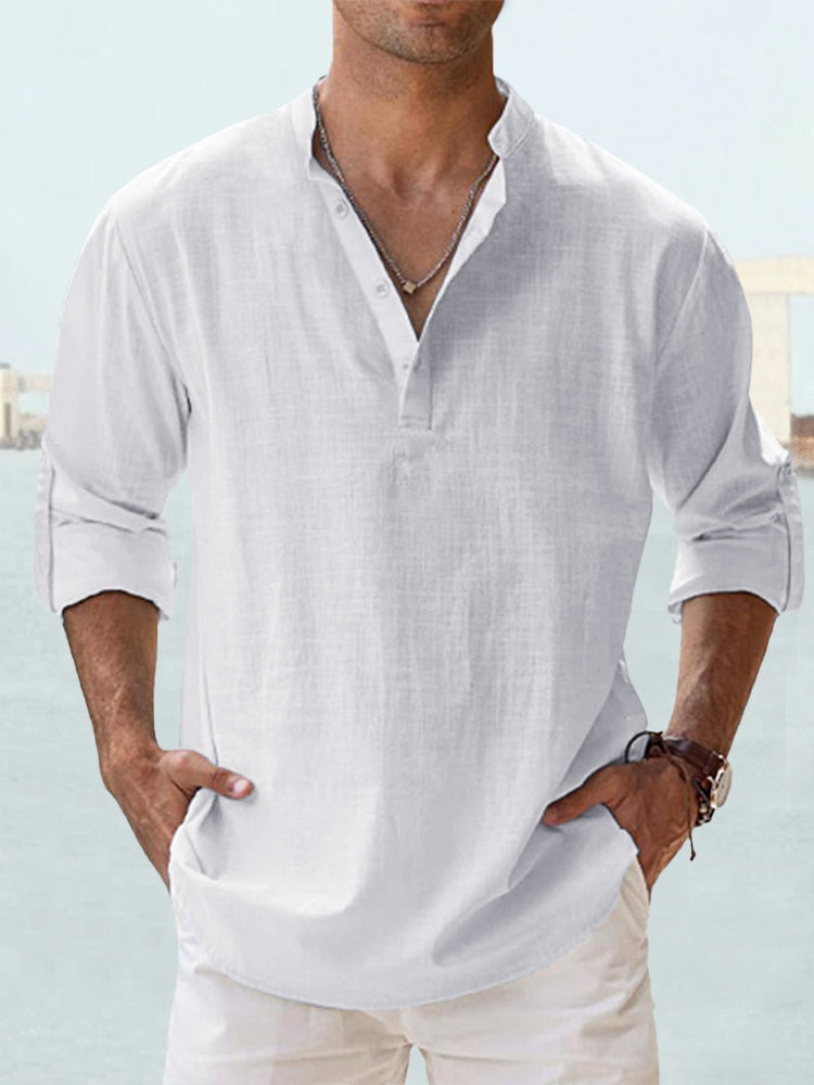 Leon Breathable Linen Shirt