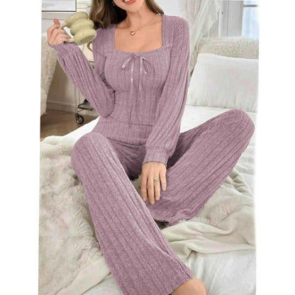 Lunea™ | Women’s Solid Casual Pajama Set