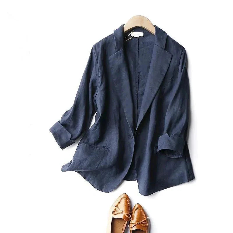 ALEXA LINEN BLAZER