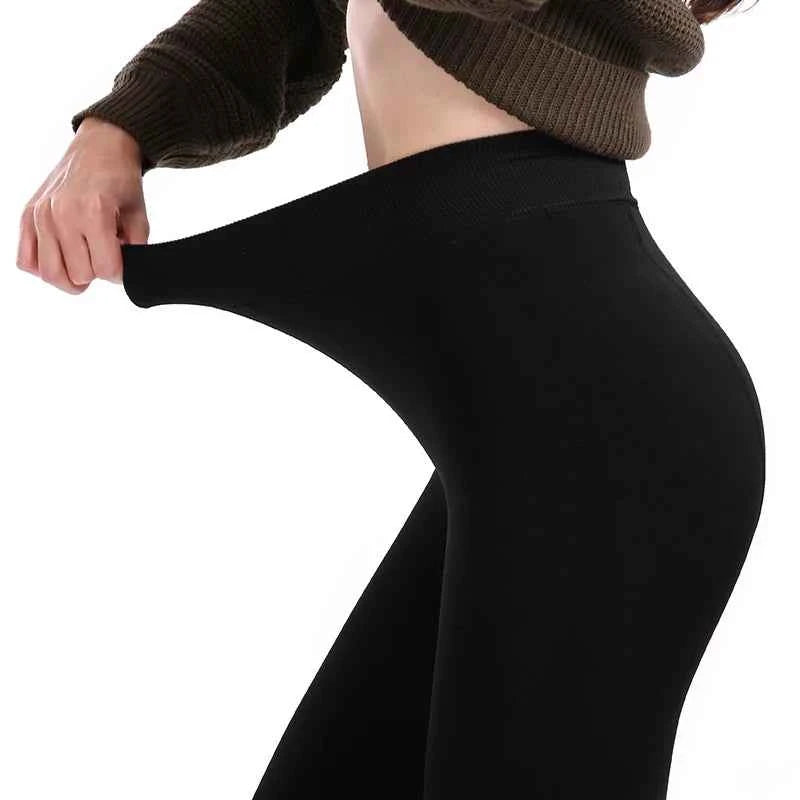 High Waist Velvet Warm Winter Leggings for Women