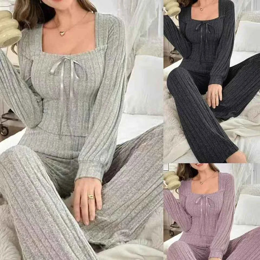 Lunea™ | Women’s Solid Casual Pajama Set
