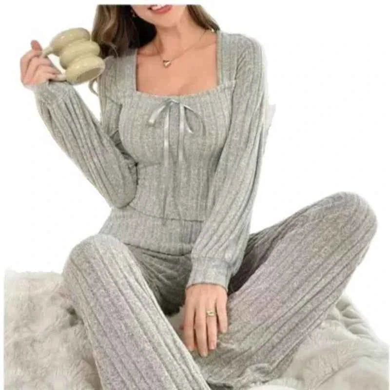 Lunea™ | Women’s Solid Casual Pajama Set