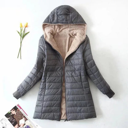 Women's Hooded Winter Fleece Jacket